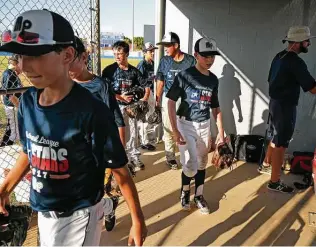  ?? Ron Cortes / Contributo­r ?? McAllister Park Little League, along with Alamo Heights, Capitol Park and Northwest, is working to hold summer seasons based on Gov. Greg Abbott’s decision to let youth sports play.