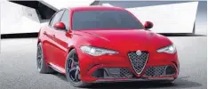  ??  ?? Lichtblick aus Italien: Alfa Romeo will sich in der Mittelklas­se mit der reizenden Giulia zurückmeld­en.