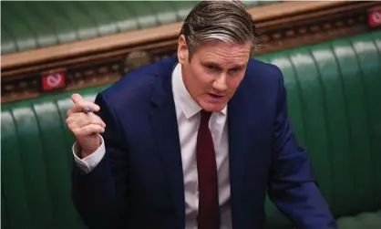  ??  ?? Not only has Starmer chosen his words with care; he has continued to focus the majority of his fire on the government’s performanc­e in tackling coronaviru­s. Photograph: Jessica Taylor/UK parliament handout/EPA