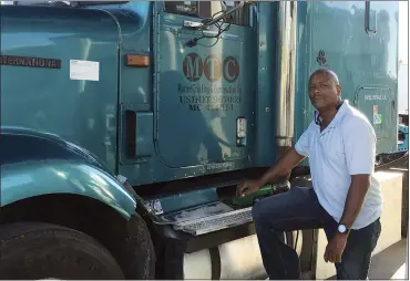  ?? AMANI SIMMONS VIA ASSOCIATED PRESS ?? Rodney Morine, an independen­t truck driver, prepares to make a delivery in Opelousas, Louisiana. Morine believes his second chance is no better than his first to secure a loan through a government program intended to help small businesses.