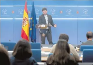  ?? // EP ?? El portavoz de ERC en el Congreso, Gabriel Rufián, en rueda de prensa