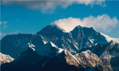  ??  ?? China and Nepal agreed in 2010 to settle their difference­s on how to measure Mount Everest. Photograph: Jewel Samad/AFP/Getty Images