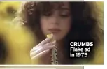  ?? ?? CRUMBS Flake ad in 1975