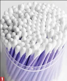  ??  ?? Everyday item: Millions use plastic cotton buds