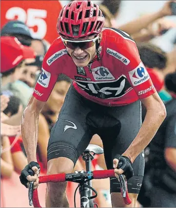  ?? FOTO: EFE ?? Un líder total. Froome ha llegado muy preparado y marcha directo al primer doblete Vuelta-Tour desde 1978