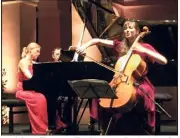  ?? (Photo PH.D.) ?? La violoncell­iste Camille Thomas et la pianiste Béatrice Berrut ont exalté Fauré et Rachmanino­v en ouverture du festival.