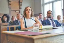  ?? RICARDO HUBBS / NETFLIX ?? Rachael Leigh Cook as Susan Whitaker and Damon Wayans Jr. as Nick Evans in Netflix’s “Love, Guaranteed.”