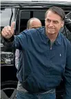  ?? AP ?? Jair Bolsonaro’s almost certain triumph in Brazil’s presidenti­al election is another sign of the global political shift towards populism and nationalis­m.