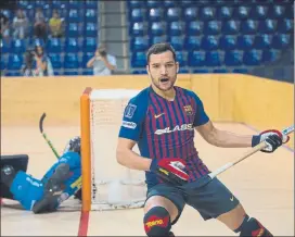  ?? FOTO: PERE PUNTÍ ?? Pau Bargalló. El Barça goleó al Calafell y ya tiene 10 puntos de ventaja