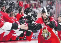  ?? GETTY IMAGES ?? Ottawa’s Derick Brassard, right, says sometimes all it takes to regain your confidence is a lucky bounce at the right time.