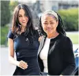  ??  ?? Mum’s the word: the Duchess of Sussex with Doria, who has an influentia­l role