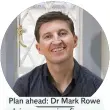  ??  ?? Plan ahead: Dr Mark Rowe advises preparing five years before retirement