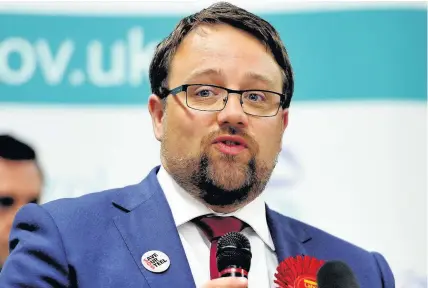  ??  ?? > ‘I would be kicked so hard under the desk my shins would bleed’ – Ogmore MP Chris Elmore