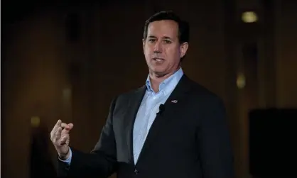  ??  ?? ‘Firing Rick Santorum won’t solve these deep-seated inequaliti­es and anti-Indigenous racism.’ Photograph: Darren McColleste­r/Getty Images