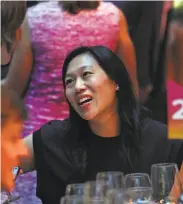  ?? Scott Strazzante / The Chronicle ?? Dr. Priscilla Chan, shown at a Teach for America gala at the S.F. Design Center Galleria in March, has political heavyweigh­ts speculatin­g about her plans.