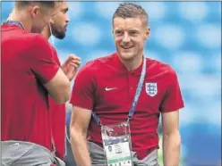  ??  ?? OPTIMISMO. Vardy se recupera y podría estar listo para la semifinal.