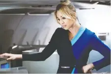  ?? CRAVE ?? Kaley Cuoco plays an airline attendant who gets caught up in a murder investigat­ion in The Flight Attendant, which represents a dramatic change of pace from the light comedy for which she is best known.