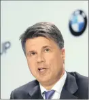  ?? FILE PHOTO: BLOOMBERG ?? Harald Krueger, the chief executive of BMW, needs a lift from the overhauled sedan.
