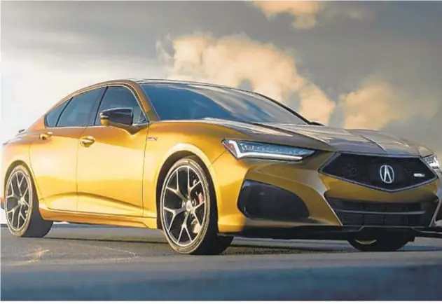  ?? ACURA ?? The 2021 Acura TLX Type S is a return to the brand’s sporty roots.
