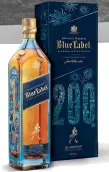  ??  ?? Blue Label en coffret édition limitée 200e anniversai­re Un coffret qui retrace les 200 ans de Johnnie Walker, des premiers pas de John Walker jusqu’au succès planétaire rencontré par la marque au XXIe siècle. Prix : 189 €.