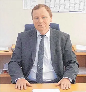  ?? FOTO: RAPP-NEUMANN ?? Norbert Strecker ist gerne Leiter des Ellwanger Amtsgerich­ts.