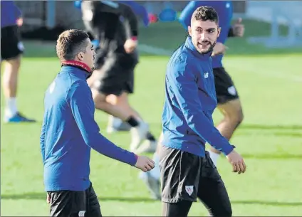  ?? FOTO: JUAN ECHEVERRÍA ?? Canteranos
Córdoba y Núñez son dos de los jóvenes leones que ya han disfrutado de muchos minutos en el primer equipo