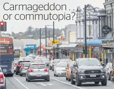  ?? Picture / Peter Meecham ?? Mt Eden retailers are against the doubling of bus stops in the village but more bus users is an opportunit­y.