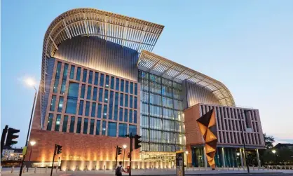  ?? Photograph: Allan Baxter/Getty Images ?? The Francis Crick Institute in St Pancras, London, is among the venues that have been converted into testing facilities.