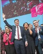  ??  ?? Le Parti socialiste s’est réuni en congrès à Aubervilli­ers.