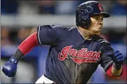  ?? DAVID DERMER / ASSOCIATED PRESS ?? Jose Ramirez has become a cult figure in Cleveland and is a major reason why the Indians are favored to get back to the World Series.