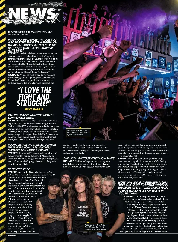 Onthe Cover We Join Steve Harris And British Lion Pressreader pressreader
