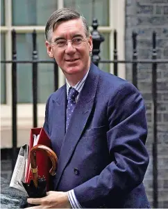  ?? ?? ● Jacob ReesMogg: David Powell has some posers for him