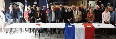  ?? (Photo B.G-C) ?? Anne Schimdt vient d’achever sa première année à la présidence du souvenir français.