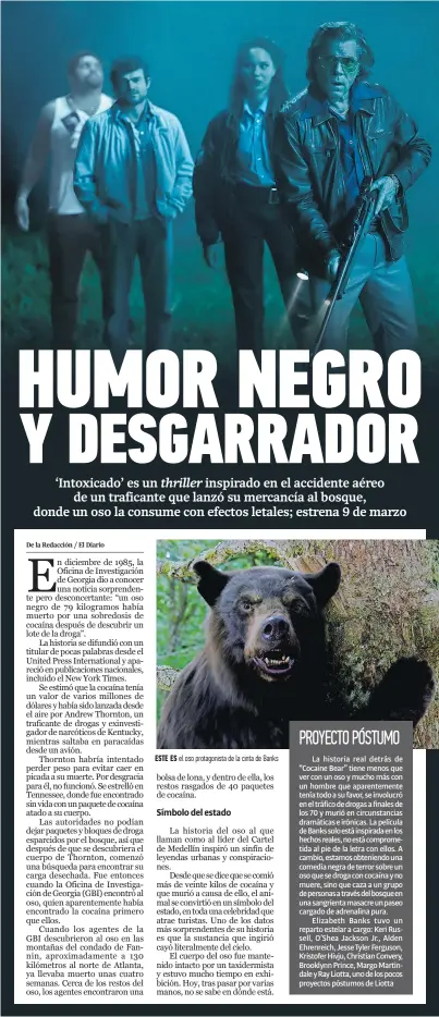  ?? ?? ESTE ES el oso protagonis­ta de la cinta de Banks