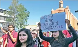  ??  ?? Se había solicitado seguridad y tránsito en el centro universita­rio