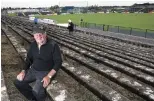  ?? TONY GAVIN ?? Caretaker Peter Murray takes a break from the final preparatio­ns of Dr Hyde Park yesterday ahead of tomorrow’s Connacht SFC final between Roscommon and Galway