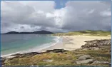  ?? Photograph: Lorne Gill/SNH ?? A rainbow at Traigh Lar beach, Horgabost, Isle of Harris. Green energy is to be developed to support the whole of the Western Isles.