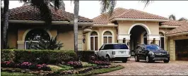  ?? BRUCE R. BENNETT / THE PALM BEACH POST ?? Paul Manafort, President Donald Trump’s former campaign manager, owns this home on St. James Drive in the BallenIsle­s community.