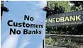  ?? ?? THE Zondo Commission found that Nedbank was entangled in a conflict of interest and secret deals when it was bidding for the transactio­n advisory services at SAA.