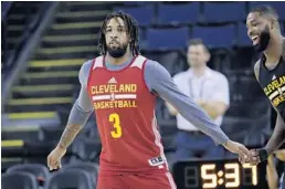  ?? MARCIO JOSE SANCHEZ/AP ?? Derrick Williams, released by the Miami Heat earlier this season, is seeing time with the Cleveland Cavaliers in the NBA Finals.