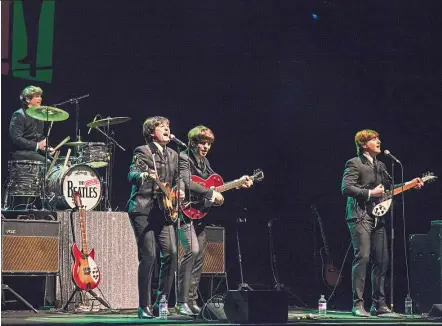  ??  ?? The Bootleg Beatles’ shows span all the different eras of the Beatles’ career. — Handout