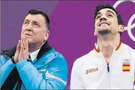  ?? FOTO: AP ?? Brian Orser, maestro y discípulo de un dúo para la historia del deporte español