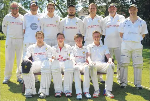  ?? Picture: Gary Browne FM4783694 ?? Littlebour­ne CC: Back row, from left, Graham Gould, Tony Beer, Robbie Loomer, Robbie Lawson, Ian Attenborou­gh, Neil Davies and Steve Davies. Front row, Byron Gould, Sully Gould, Jack Parr and Shaun Loomer.