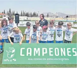  ?? ?? El benjamín campeón de Andalucía.