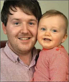  ??  ?? Desperate to be a dad: Kyle Casson and eight-month-old Miles