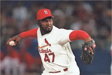  ?? LEON ALGEE/AP ?? Lee Smith, who pitched 18 seasons, was the all-time saves leader upon his retirement with 478.
