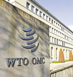  ?? —REUTERS ?? DISPUTE ARBITER A WTO panel ruled that Australian duties imposed Chinese steel were flawed.