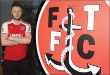  ??  ?? Kevin O’Connor sporting his new Fleetwood Town colours.