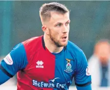  ??  ?? Inverness Caley Thistle midfielder Liam Polworth.