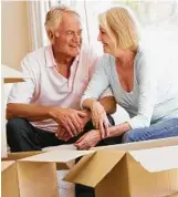  ??  ?? A senior move specialist works with clients to determine which possession­s will come to the new location and how to disburse the remainder.